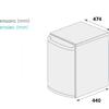 Minibar with Freezer GLACIAR 85L